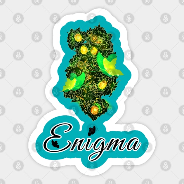 Enigma Sticker by DitzyDonutsDesigns